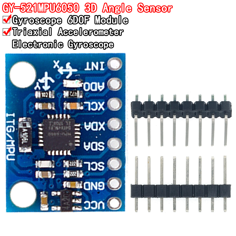 Accelerometer Mpu6050 - 1 takım IIC I2C GY-521 MPU-6050