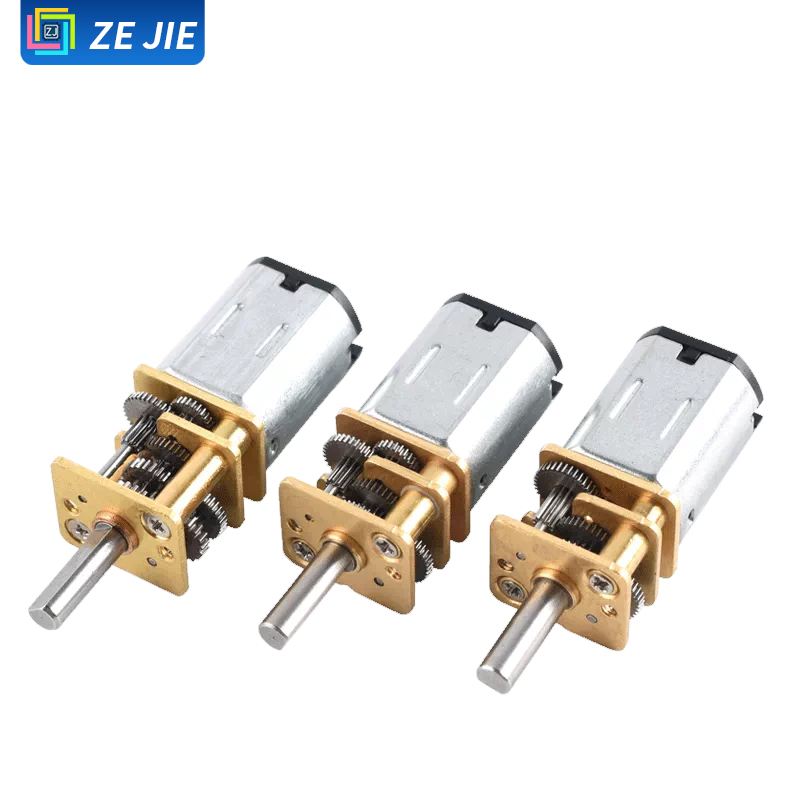 Geared Motor - GA12‑N20 Dişli Redüktörlü Motor, Akıllı Araba