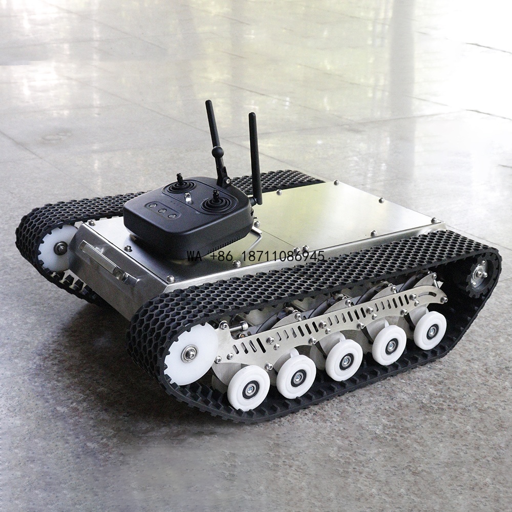 Tracked Robot Chassis - Mükemmel Cam Yapışma Özellikli Kauçuk Paletli
