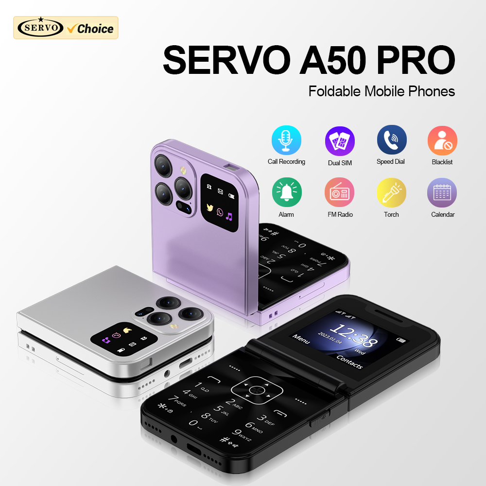 Servo Pan Tilt - SERVO A50 PRO Flip Cep Telefonu