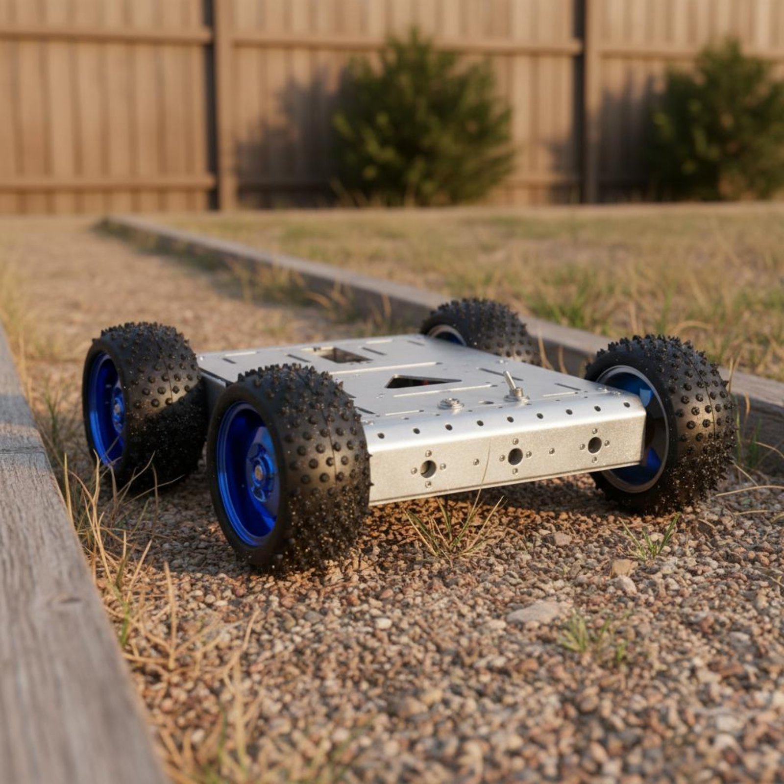 Robot Wheel - 4WD Akıllı Araba Şasisi 1.5KG Yük