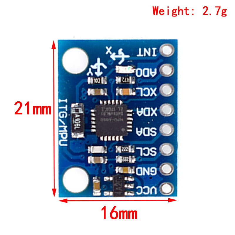 1 takım IIC I2C GY-521 MPU-605 - Accelerometer Mpu6050 incelemesi ve fiyatı