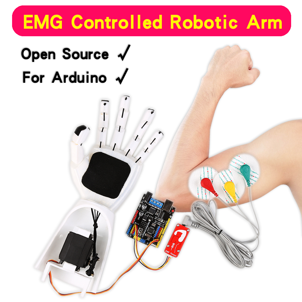 EMG sensörü robotik kol elektr - Robot Arm Kit incelemesi ve fiyatı