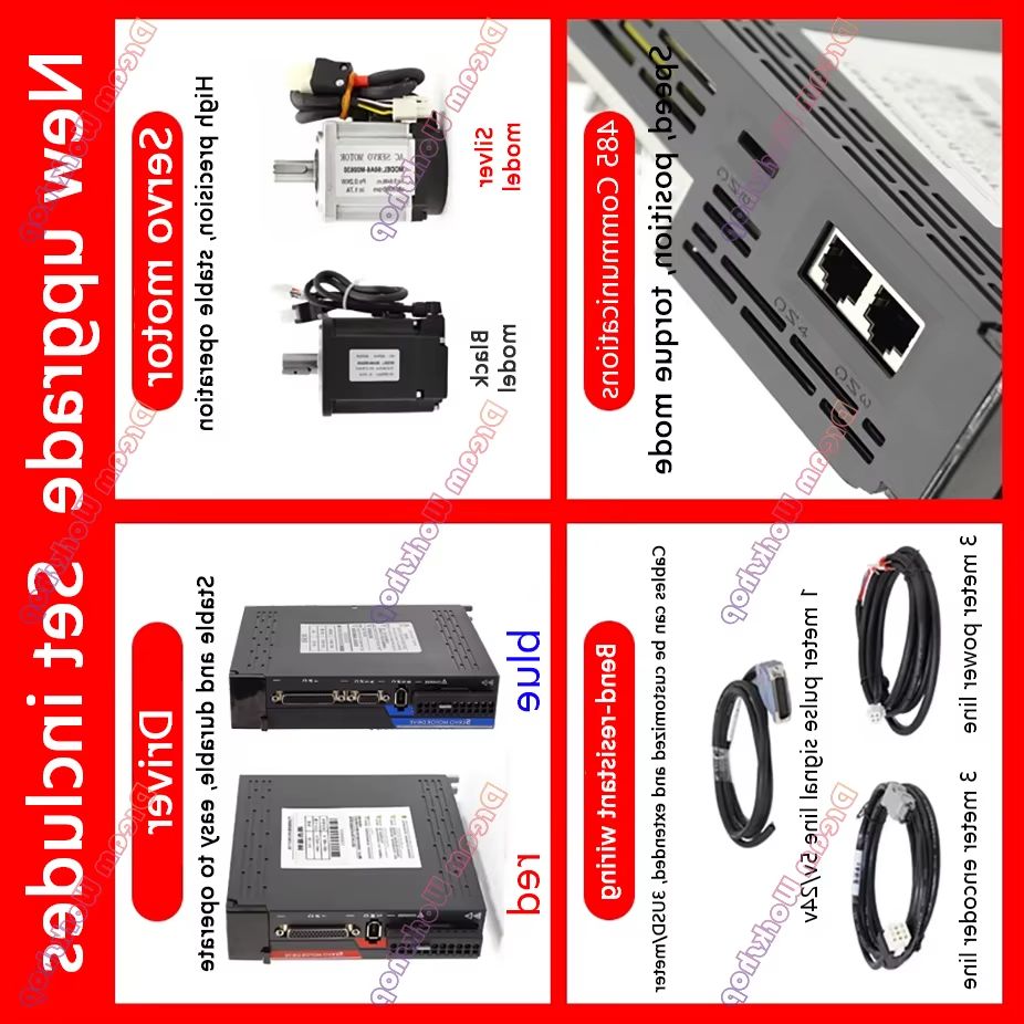 1KW/1.5KW/2KW/2.3KW/2.6KW 220V - Servo Kit incelemesi ve fiyatı
