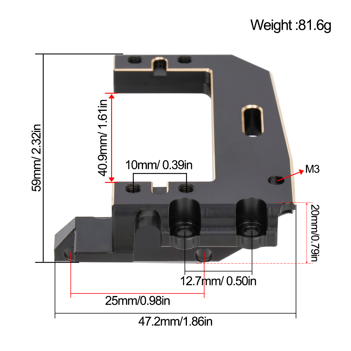 Makine İşlemeli Pirinç Servo M - Servo Bracket incelemesi ve fiyatı