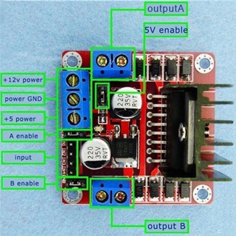 Robot Breadboard L298N Motor S - Motor Driver L298N incelemesi ve fiyatı