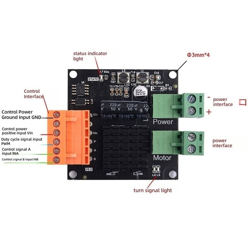 Y50A – Tamamen İzole Edilmiş H - Motor Driver Module incelemesi ve fiyatı