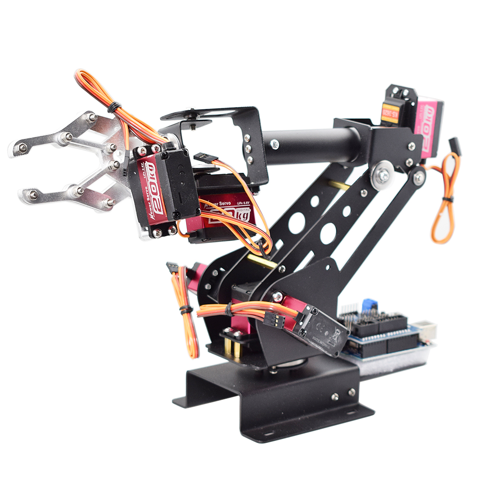 Ps2 Kontrollü 6 DOF Robotik Ko - Robot Arm Kit incelemesi ve fiyatı