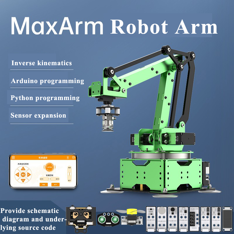 Hiwonder 5 eksen Robot kol Max - Robot Arm Kit incelemesi ve fiyatı