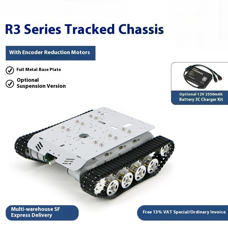 R3 Serisi Tank Şasisi, Akıllı  - Tracked Robot Chassis incelemesi ve fiyatı