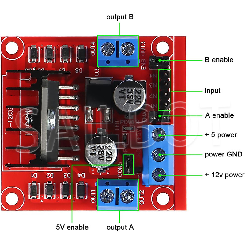 1/5/10 adet L298N DC Motor sür - Motor Driver L298N incelemesi ve fiyatı