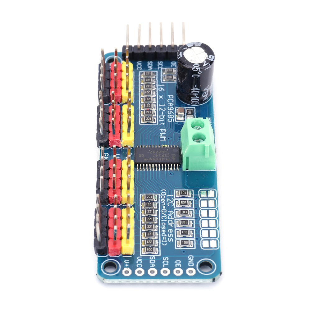 PCA9685 PWM Servo Sürücü Kartı - Arduino Robot incelemesi ve fiyatı