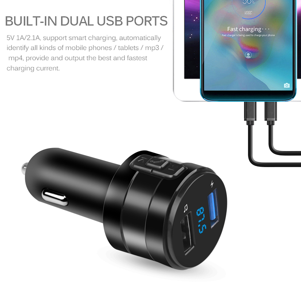 Bluetooth 4.2 FM Verici Araba  - Robot Bluetooth Car incelemesi ve fiyatı