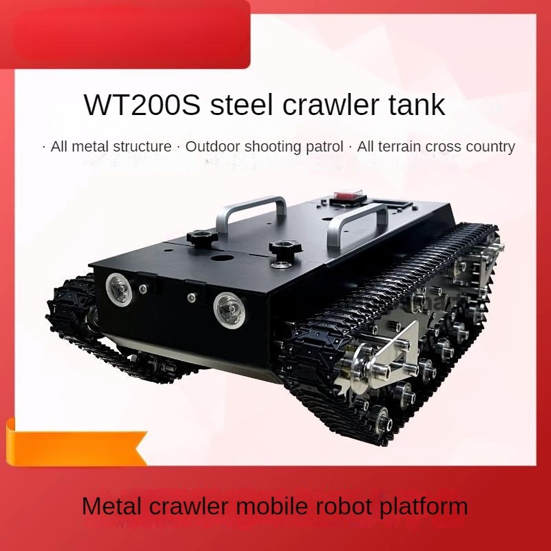30 kg Yük RC Tank Şasi Metal P - Tracked Robot Chassis incelemesi ve fiyatı