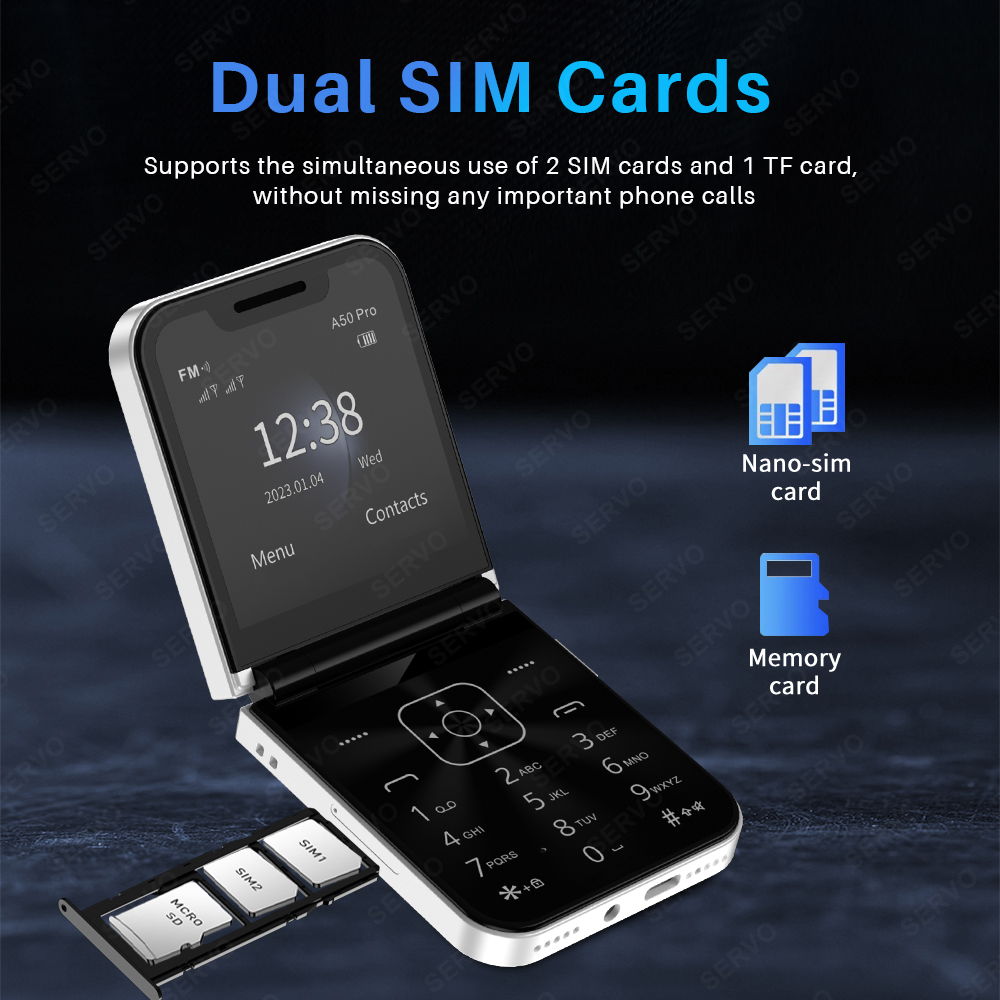 SERVO A50 PRO Flip Cep Telefon - Servo Pan Tilt incelemesi ve fiyatı