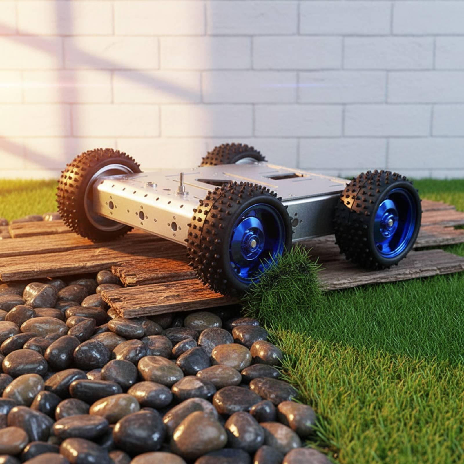 4WD Akıllı Araba Şasisi 1.5KG  - Robot Wheel incelemesi ve fiyatı