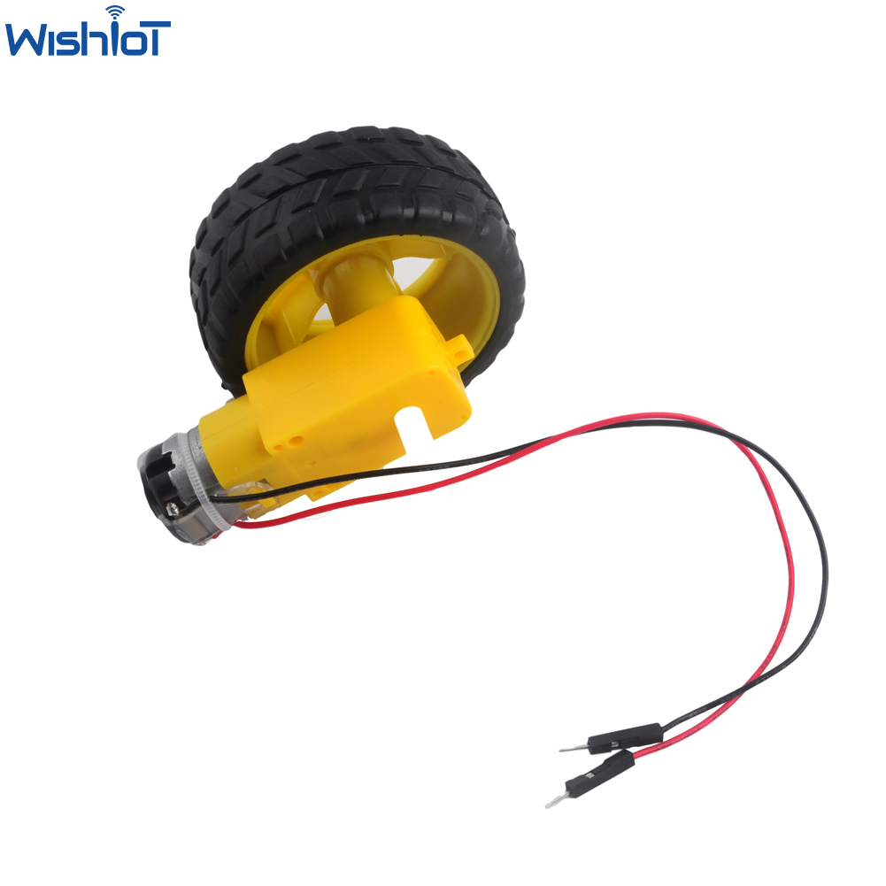 DC3-6V 1:48 şanzıman TT Motor  - Robot Wheel incelemesi ve fiyatı