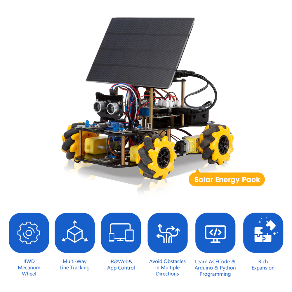 ACEBOTT Akıllı Robot Güneş Ene - Line Follower Robot incelemesi ve fiyatı