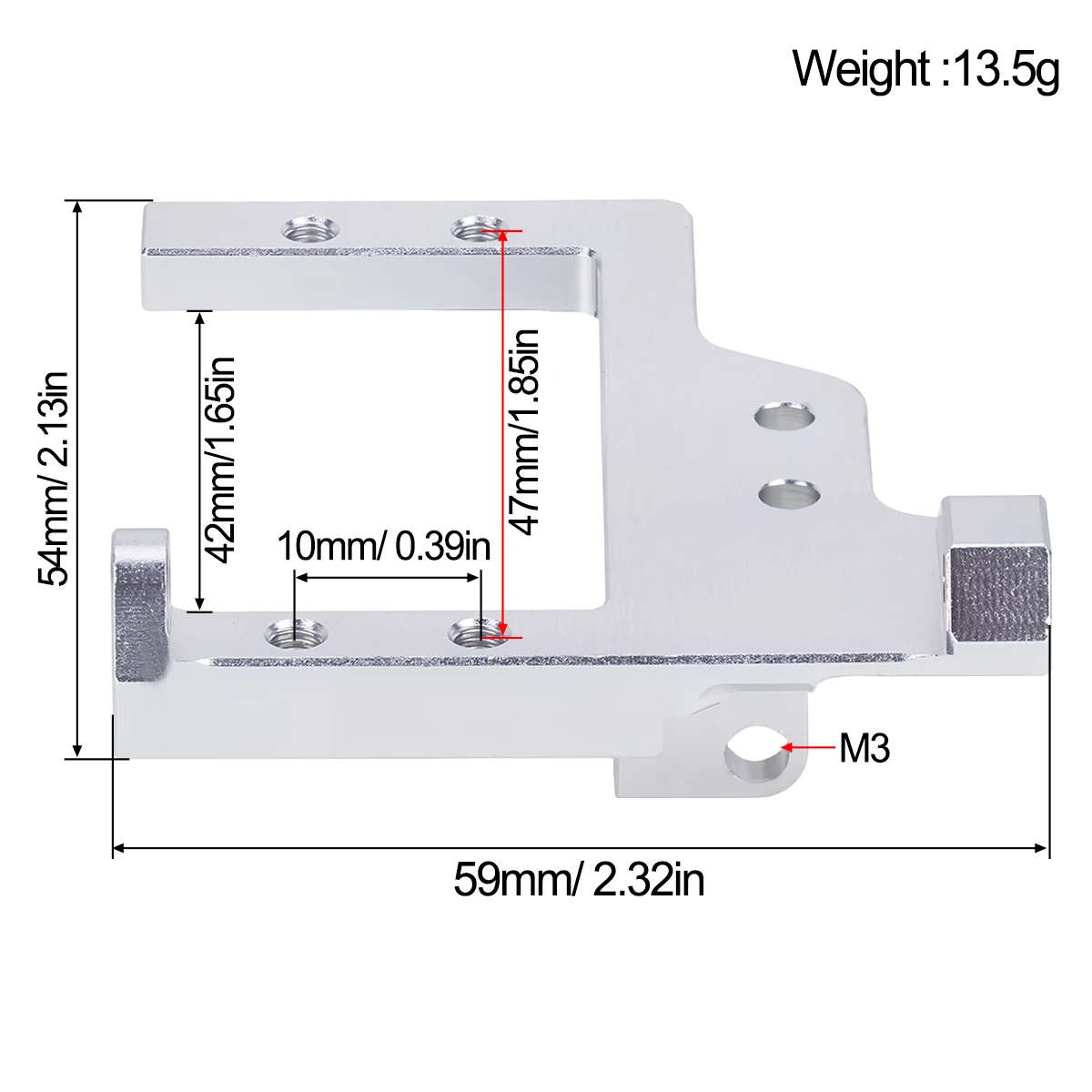 1 Adet Alüminyum Servo Montaj  - Servo Bracket incelemesi ve fiyatı