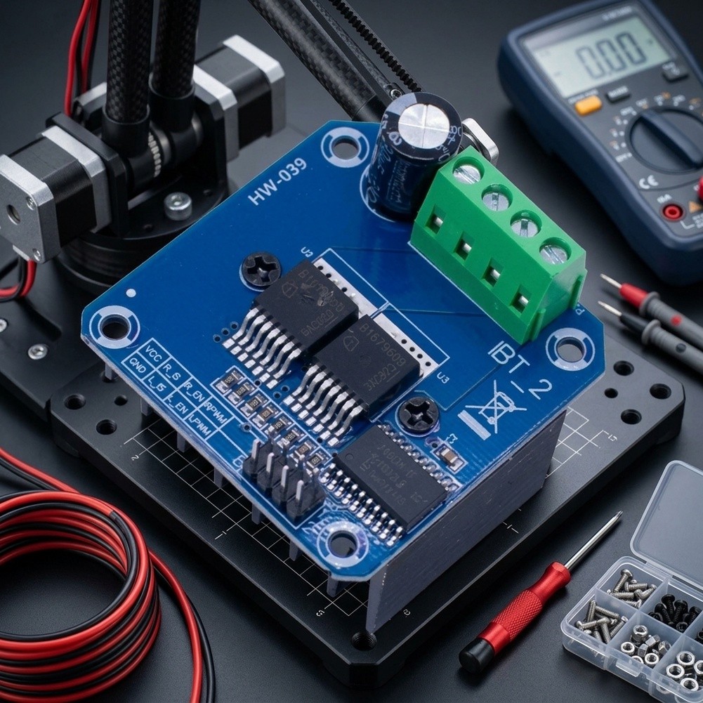 43A BTS7960 Araç Sistemleri Ro - Motor Driver Module incelemesi ve fiyatı